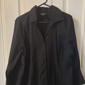 Avenue Stretch Black Classic Fit